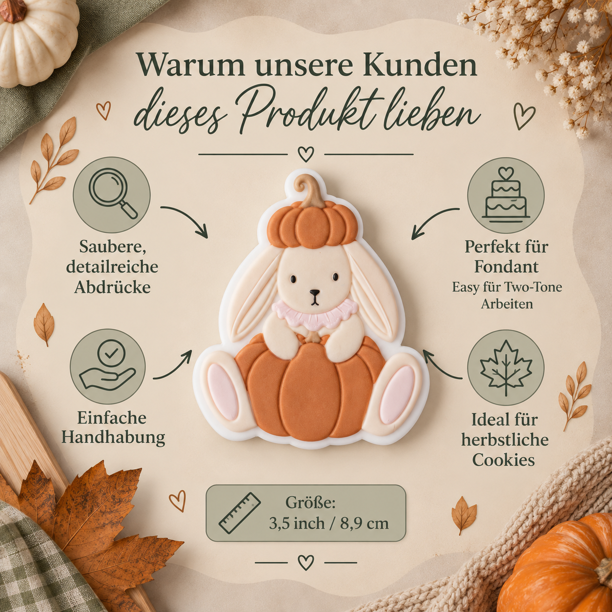 Häschen im Kürbis