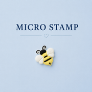 Biene Micro Stamp