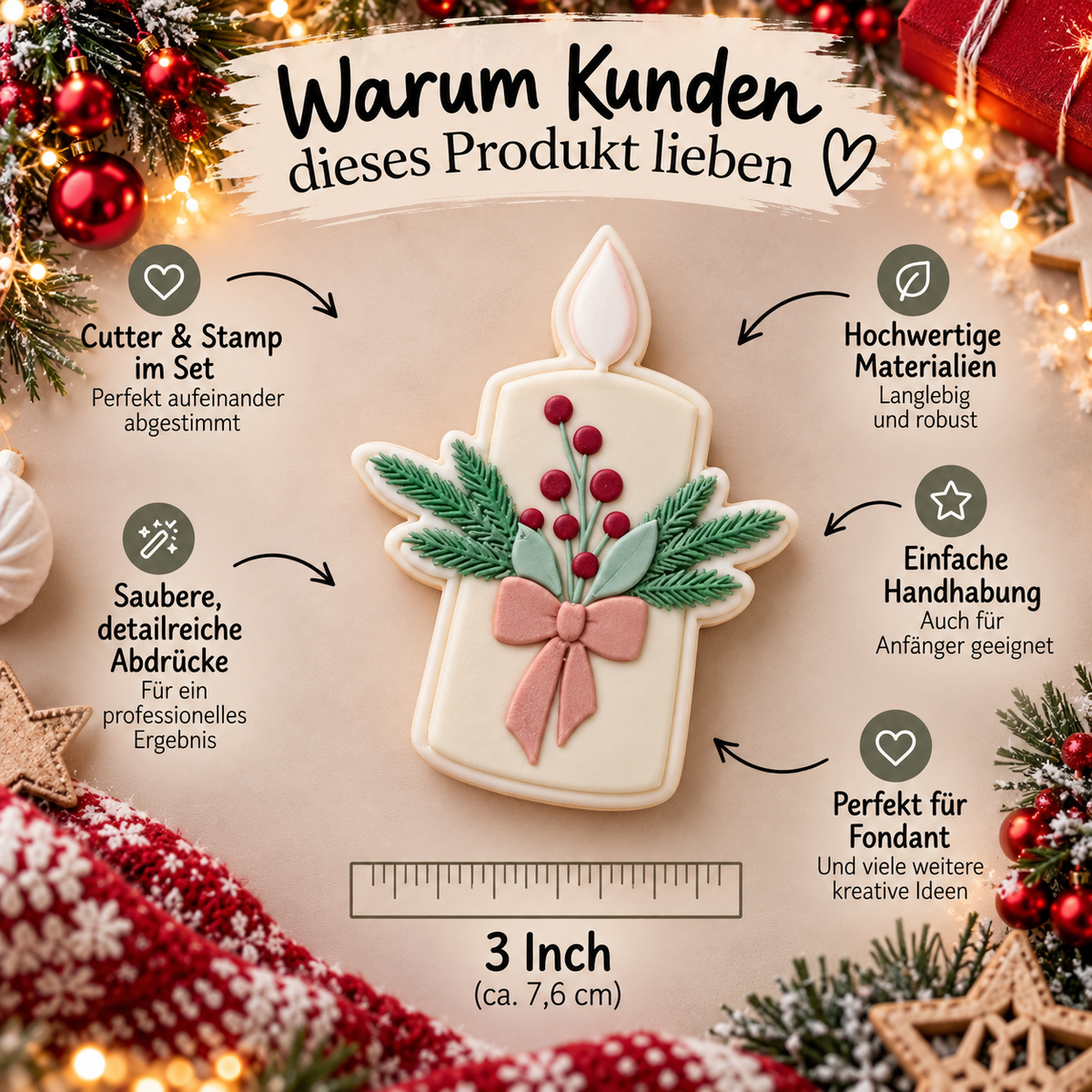 Weihnachtskerze