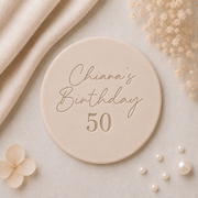 Birthday mit Zahl Personalisiert