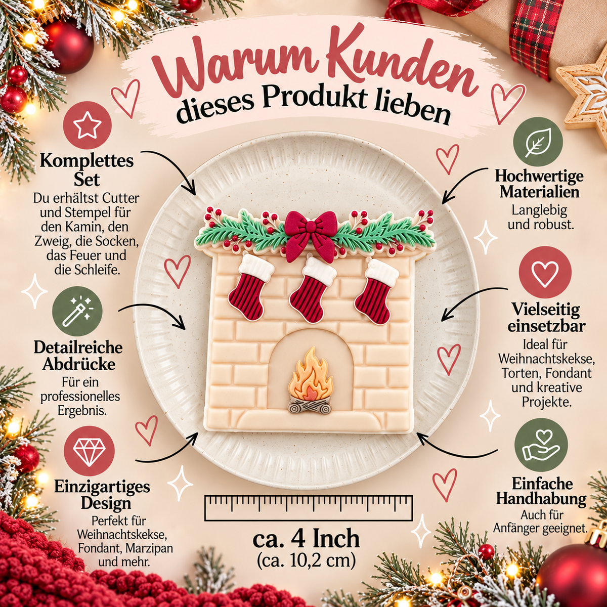 Weihnachtskamin