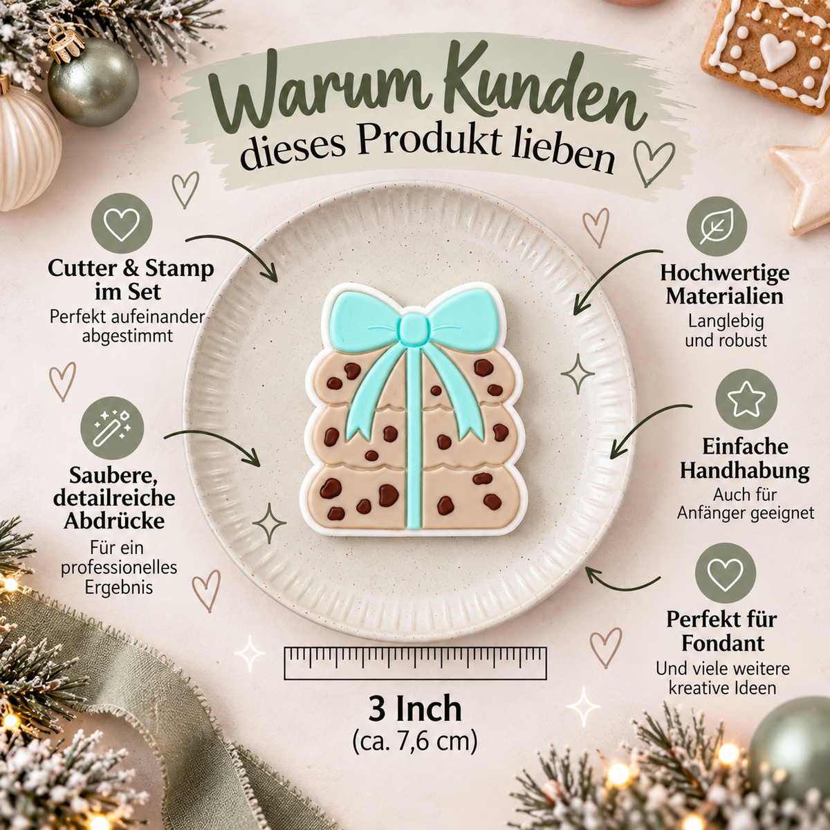 Cookie Tower mit Schleife