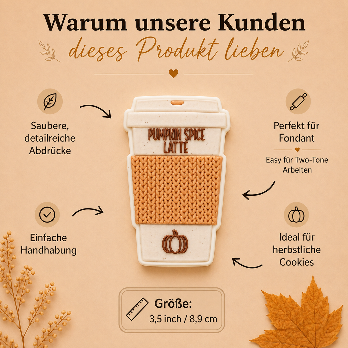 Pumpkin Spice Latte Becher