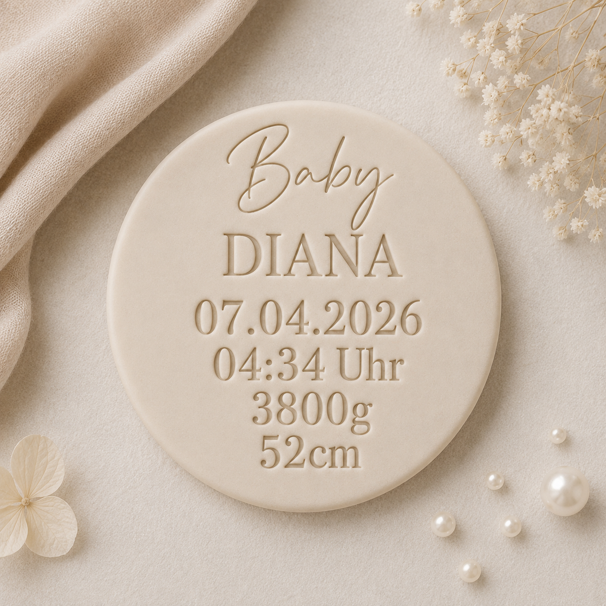 Baby Geburtsdaten Personalisiert