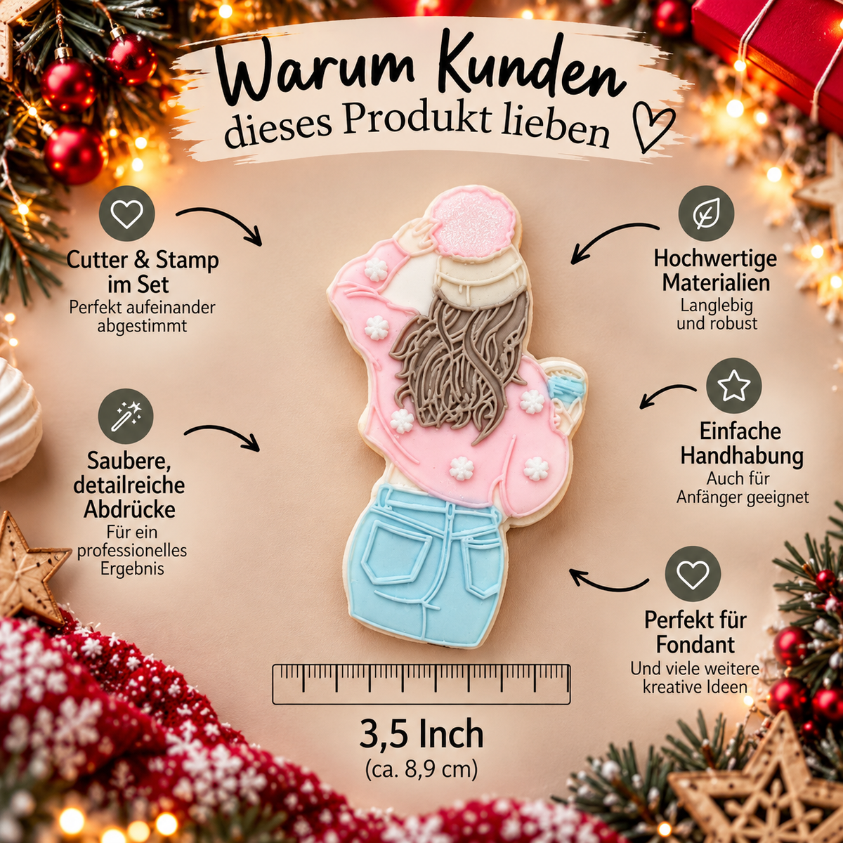 Mädchen mit Bommelmütze
