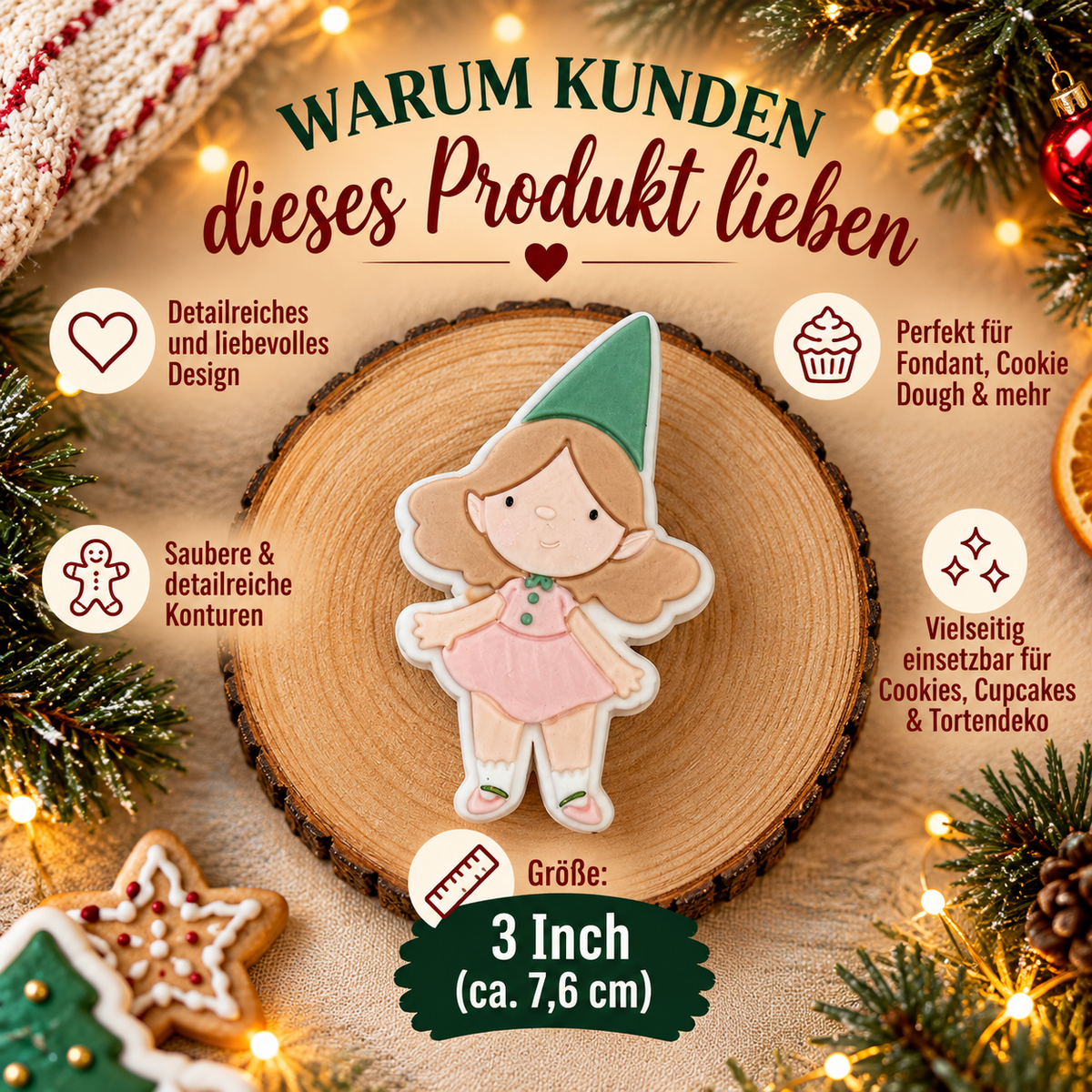 Wichtelmädchen im Kleid