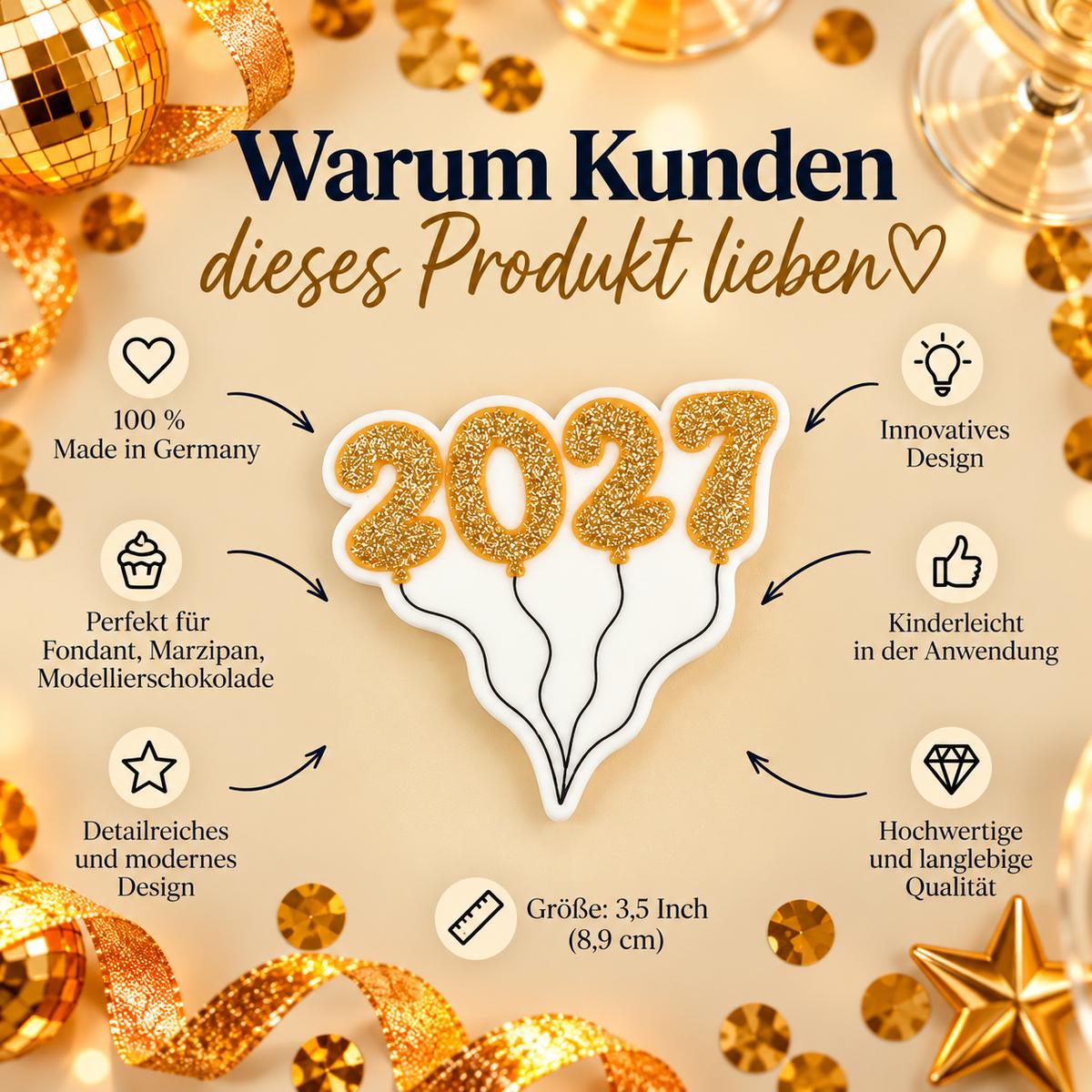 2027 Ballon-Zahlen