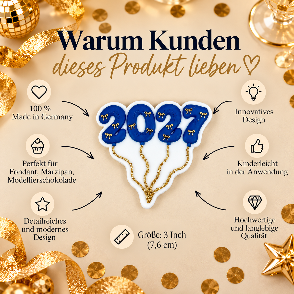 2027 Ballon-Zahlen