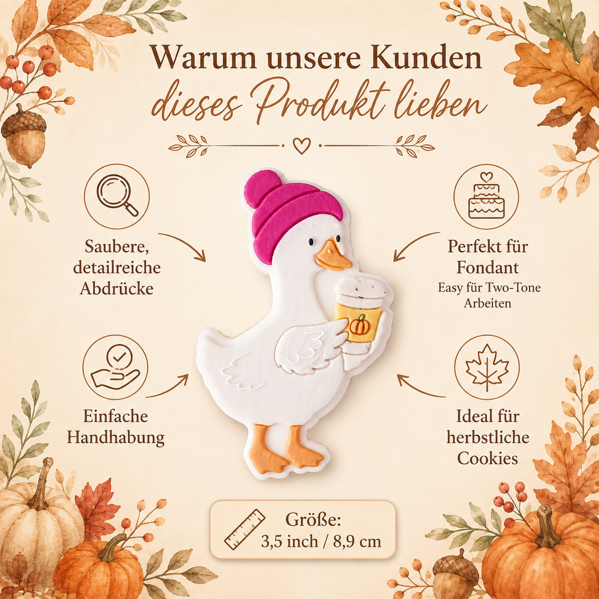 Gans mit Pumpkin Spice Latte