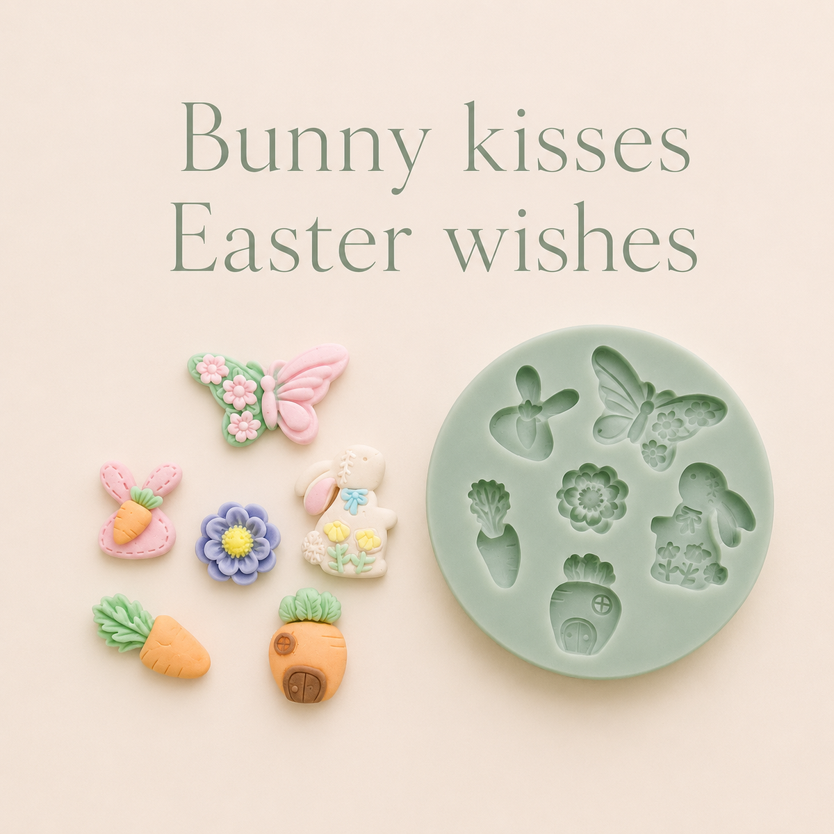 Bunny Kisses, Easter Wishes