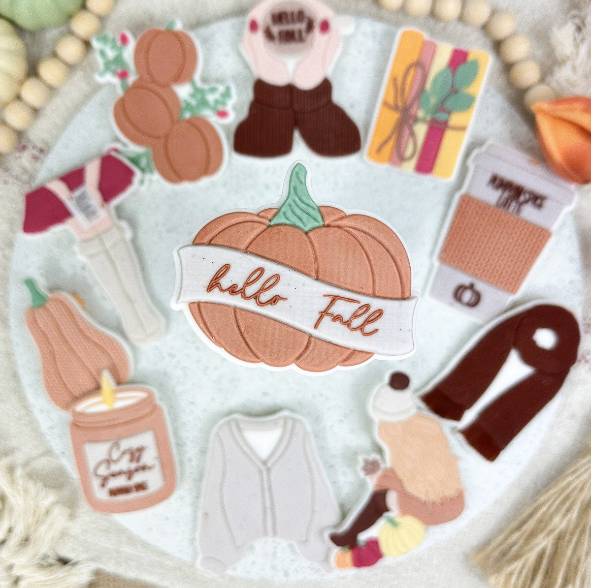 Kürbis Hello Fall Banner
