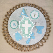 Kreuz mit Blättern