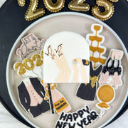 Party Beine mit Champagner